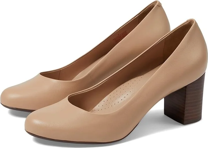 Marc Joseph New York Midtown Pump Women's Shoes Nude Napa Soft : 7.5 M, Leather