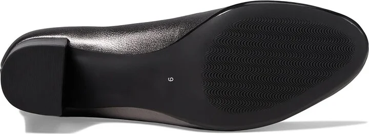 Marc Joseph New York Midtown Pump Women's Shoes Pewter Metallic : 10.5 M, Leather - Image 3