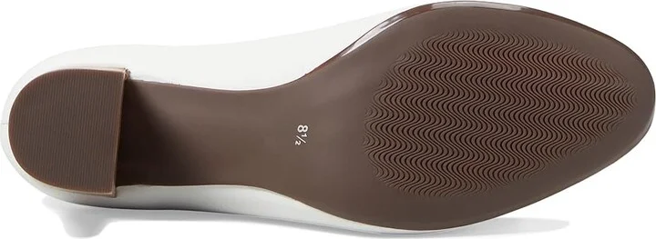 Marc Joseph New York Midtown Pump Women's Shoes White Nappa Soft : 5 M, Leather - Image 3