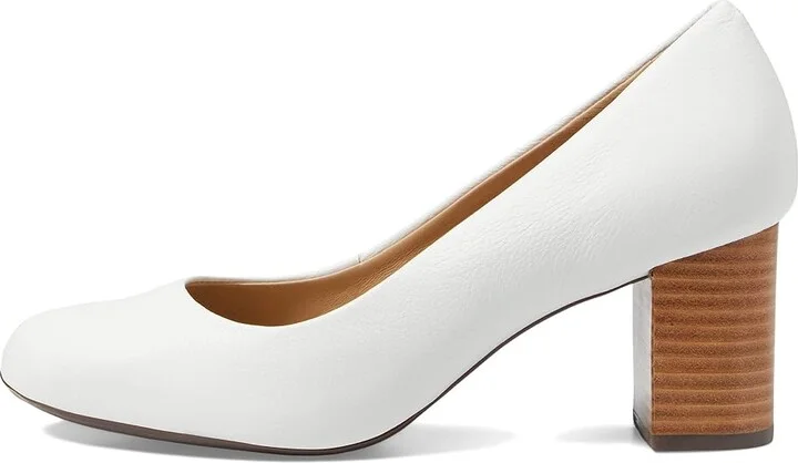 Marc Joseph New York Midtown Pump Women's Shoes White Nappa Soft : 5 M, Leather - Image 5