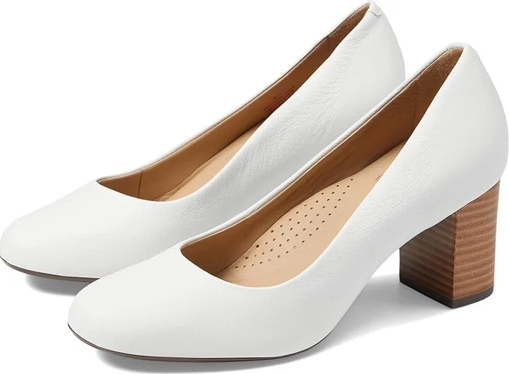 Marc Joseph New York Midtown Pump Women's Shoes White Nappa Soft : 5 M, Leather