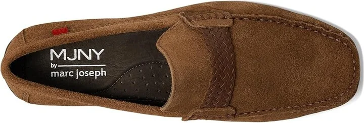 Marc Joseph New York Morrisville Men's Lace Up Wing Tip Shoes Cappuccino Suede : 12 M, Leather - Image 2