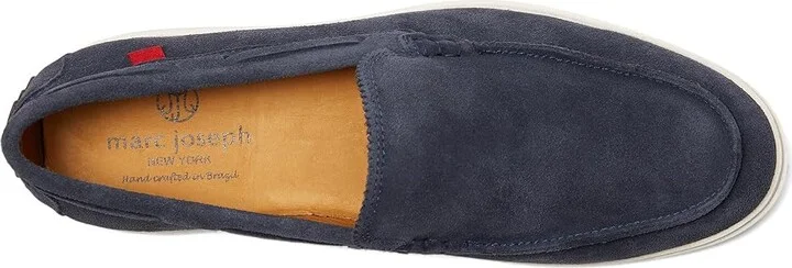 Marc Joseph New York Mulberry Ave Men's Shoes Navy Suede : 11.5 M, Leather - Image 2