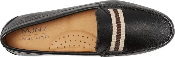 Marc Joseph New York Mulberry Women's Shoes Black Grainy : 6 M, Leather - Image 2