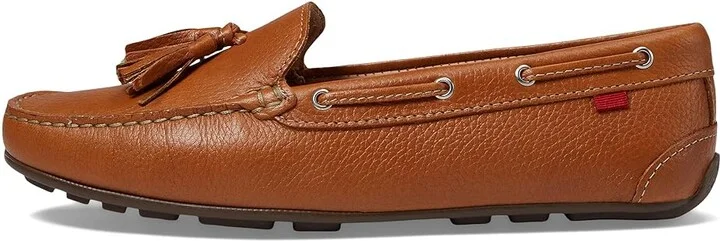 Marc Joseph New York Murray Hill Women's Flat Shoes Tan Grainy 1 : 7.5 M, Leather - Image 6