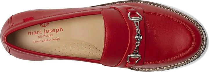 Marc Joseph New York Nancy Lane Women's Flat Shoes Campari Napa : 8.5 M, Leather - Image 2
