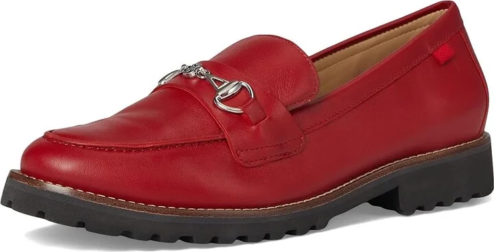 Marc Joseph New York Nancy Lane Women's Flat Shoes Campari Napa : 8.5 M, Leather - Image 5