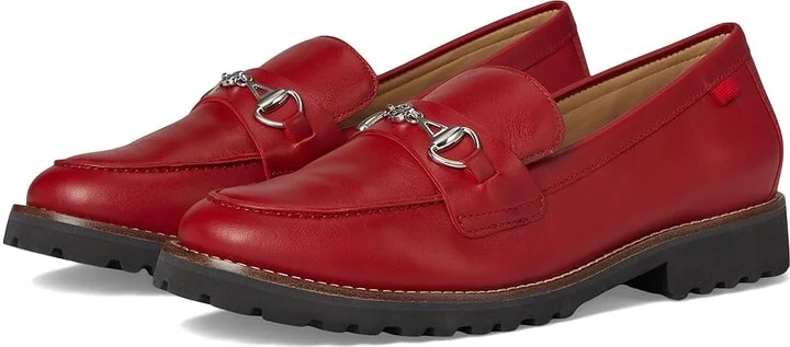 Marc Joseph New York Nancy Lane Women's Flat Shoes Campari Napa : 8.5 M, Leather