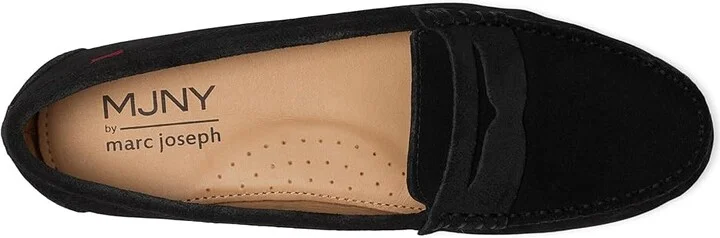 Marc Joseph New York Naples Women's Shoes Black Suede : 7.5 M, Leather - Image 2