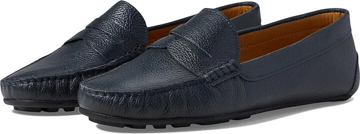 Marc Joseph New York Naples Women's Shoes Navy Grainy : 5.5 M, Leather