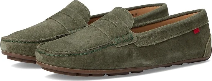 Marc Joseph New York Naples Women's Shoes Olive Suede : 7.5 M, Leather