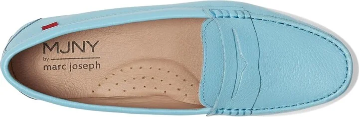Marc Joseph New York Naples Women's Shoes Sky Grainy : 6.5 M, Leather/Rubber - Image 2