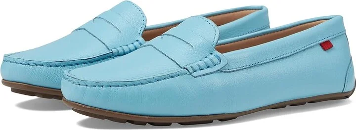 Marc Joseph New York Naples Women's Shoes Sky Grainy : 6.5 M, Leather/Rubber
