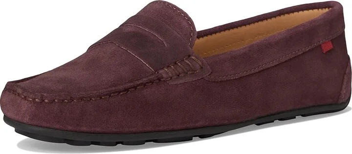 Marc Joseph New York Naples Women's Shoes Wine Suede : 10 M, Leather - Image 5