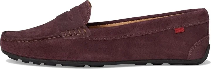 Marc Joseph New York Naples Women's Shoes Wine Suede : 10 M, Leather - Image 6