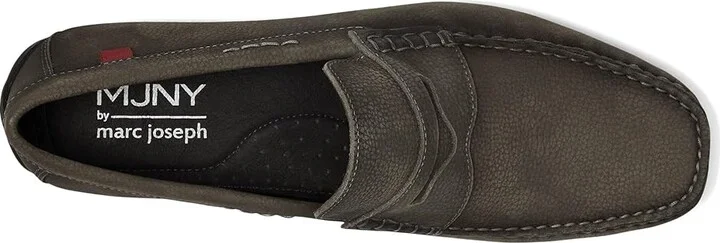 Marc Joseph New York Nebraska Men's Shoes Grey Nobuck Grainy : 10 M, Leather - Image 2