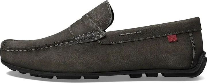 Marc Joseph New York Nebraska Men's Shoes Grey Nobuck Grainy : 10 M, Leather - Image 6