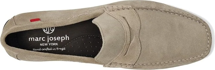 Marc Joseph New York Nebraska Men's Shoes Grey Suede : 8 M, Leather - Image 2