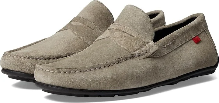 Marc Joseph New York Nebraska Men's Shoes Grey Suede : 8 M, Leather