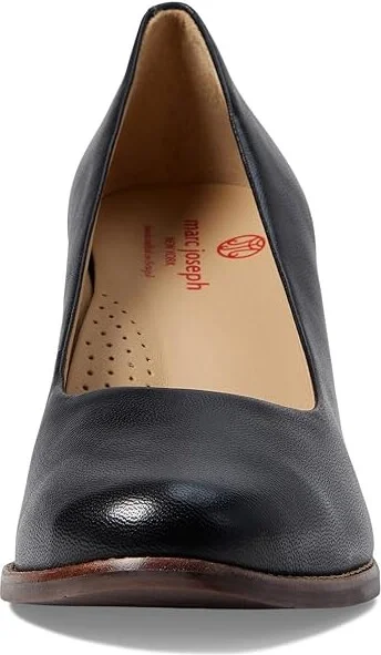 Marc Joseph New York Nyc Pump Women's Shoes Black Nappa : 6 M, Leather - Image 2