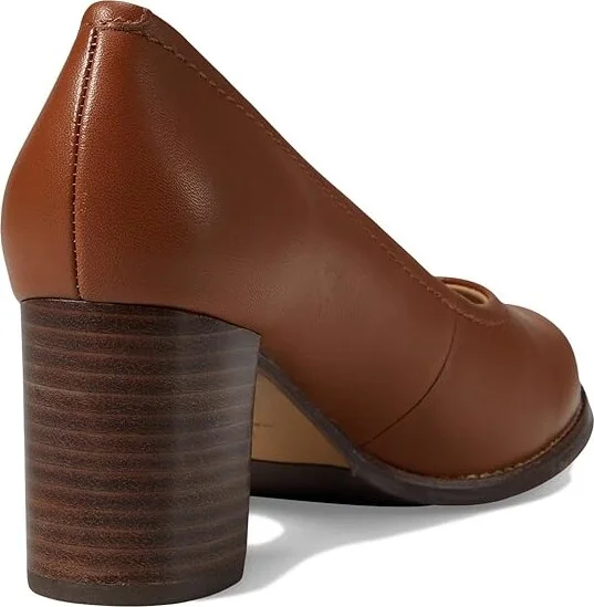 Marc Joseph New York Nyc Pump Women's Shoes Cognac Napa : 6.5 M, Leather - Image 4