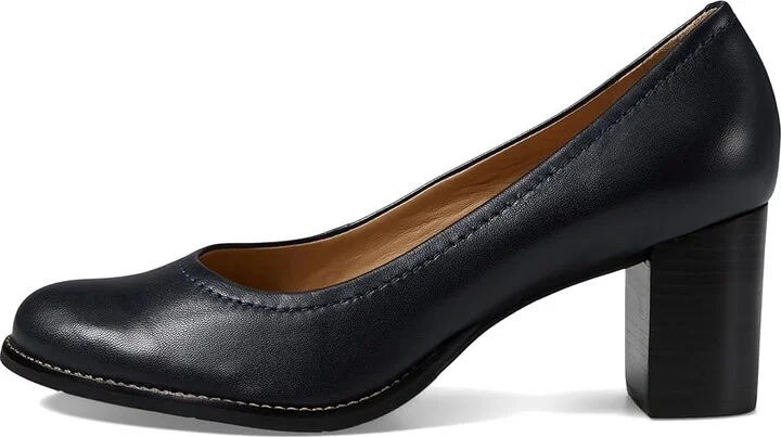 Marc Joseph New York Nyc Pump Women's Shoes Navy Napa : 6 M, Leather - Image 5