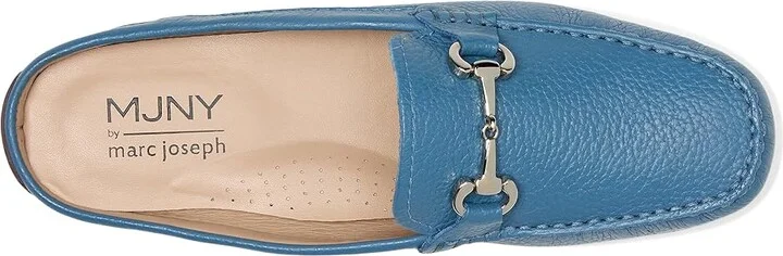 Marc Joseph New York Ocean Drive Mule Women's Shoes Atlantic Blue Tumbled : 6.5 M, Nappa - Image 2