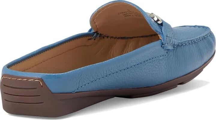 Marc Joseph New York Ocean Drive Mule Women's Shoes Atlantic Blue Tumbled : 6.5 M, Nappa - Image 4