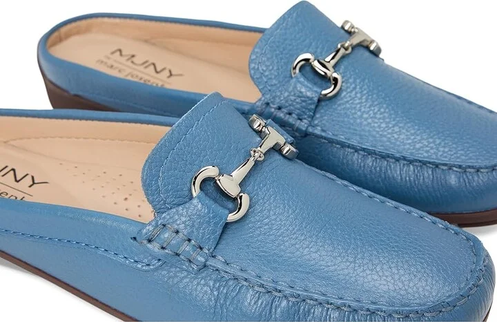 Marc Joseph New York Ocean Drive Mule Women's Shoes Atlantic Blue Tumbled : 6.5 M, Nappa - Image 7