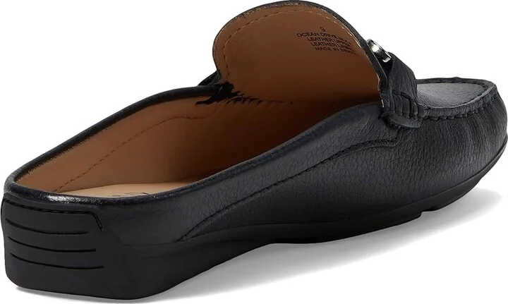 Marc Joseph New York Ocean Drive Mule Women's Shoes Black Grainy : 9.5 M, Nappa - Image 4
