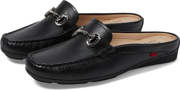 Marc Joseph New York Ocean Drive Mule Women's Shoes Black Grainy : 9.5 M, Nappa
