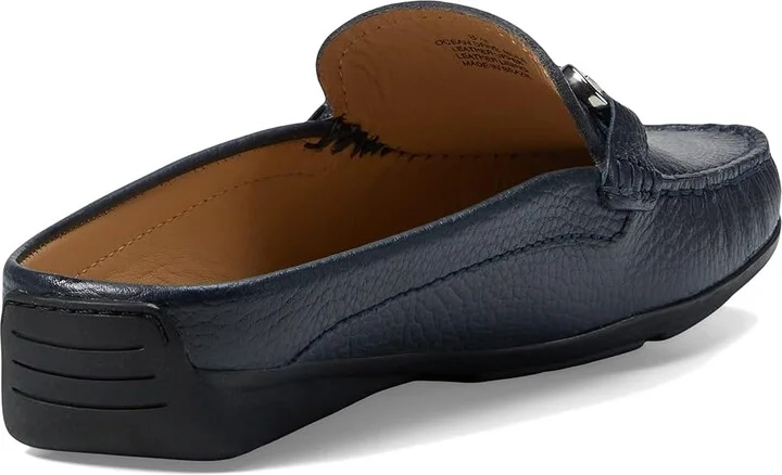 Marc Joseph New York Ocean Drive Mule Women's Shoes Navy Grainy : 5 M, Leather/Nappa - Image 4