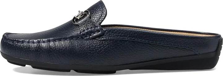 Marc Joseph New York Ocean Drive Mule Women's Shoes Navy Grainy : 5 M, Leather/Nappa - Image 5