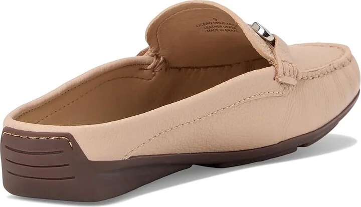 Marc Joseph New York Ocean Drive Mule Women's Shoes Nude Tumbled : 9 M, Nappa - Image 4