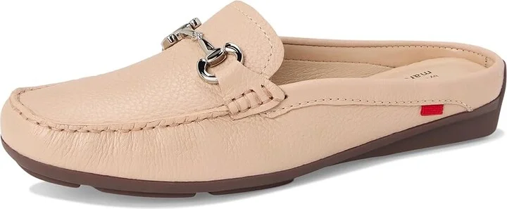Marc Joseph New York Ocean Drive Mule Women's Shoes Nude Tumbled : 9 M, Nappa - Image 5