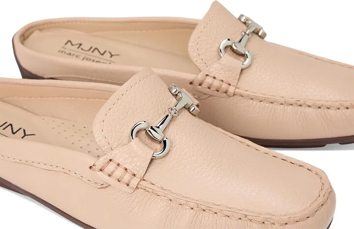 Marc Joseph New York Ocean Drive Mule Women's Shoes Nude Tumbled : 9 M, Nappa - Image 7