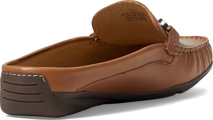 Marc Joseph New York Ocean Drive Mule Women's Shoes Tan Burnished Nappa : 6.5 M - Image 4