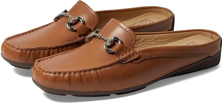 Marc Joseph New York Ocean Drive Mule Women's Shoes Tan Burnished Nappa : 6.5 M