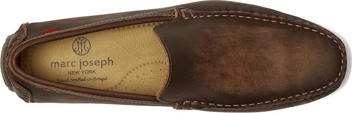 Marc Joseph New York Ovington Men's Lace Up Wing Tip Shoes Whiskey Burnished Napa : 12 M, Leather - Image 2