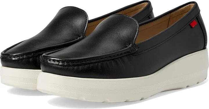 Marc Joseph New York Prospect Park Women's Flat Shoes Black Napa : 10 M, Leather/Rubber