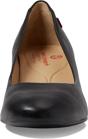 Marc Joseph New York Prospect Wedge Women's Wedge Shoes Black Napa Soft : 6 M, Leather - Image 2