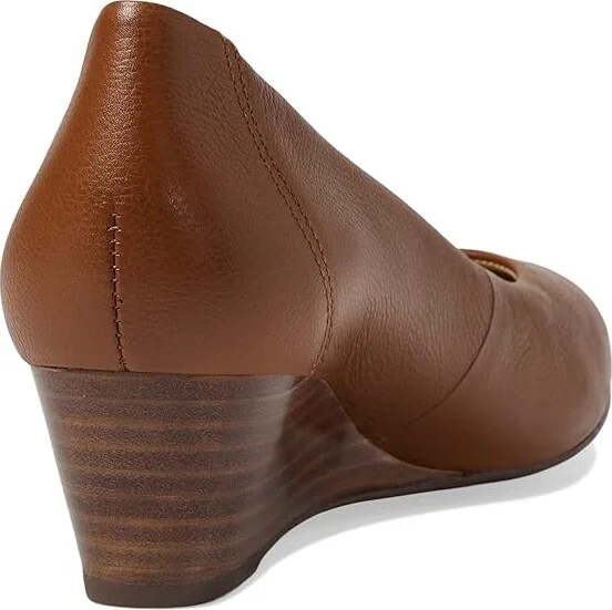 Marc Joseph New York Prospect Wedge Women's Wedge Shoes Cognac Napa Soft : 6.5 M - Image 4