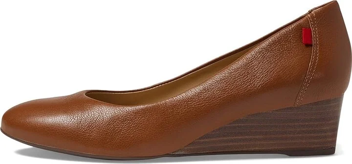 Marc Joseph New York Prospect Wedge Women's Wedge Shoes Cognac Napa Soft : 6.5 M - Image 5