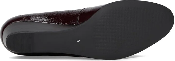 Marc Joseph New York Prospect Wedge Women's Wedge Shoes Wine Svelte Patent : 9 M, Leather - Image 3