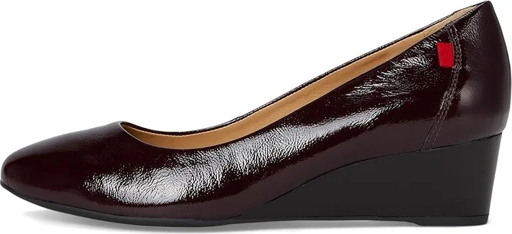 Marc Joseph New York Prospect Wedge Women's Wedge Shoes Wine Svelte Patent : 9 M, Leather - Image 6