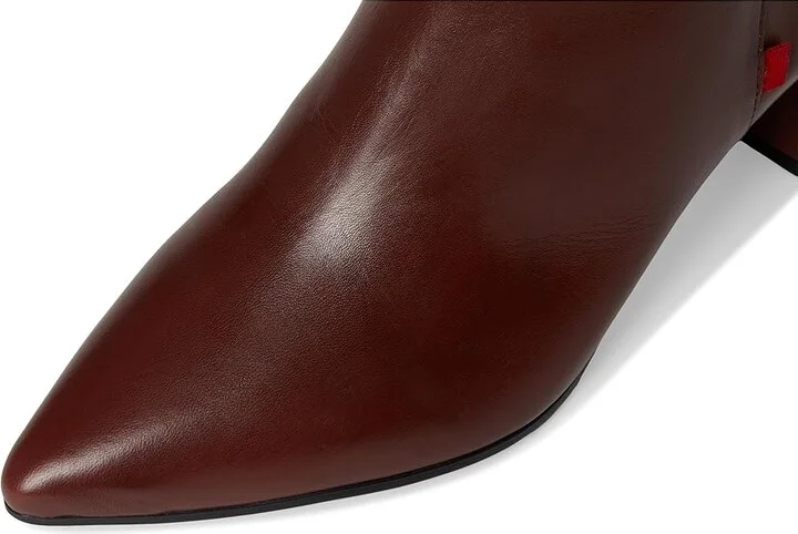 Marc Joseph New York Ramona Ave Bootie Women's Shoes Walnut Brushed Napa : 9.5 M, Leather - Image 2