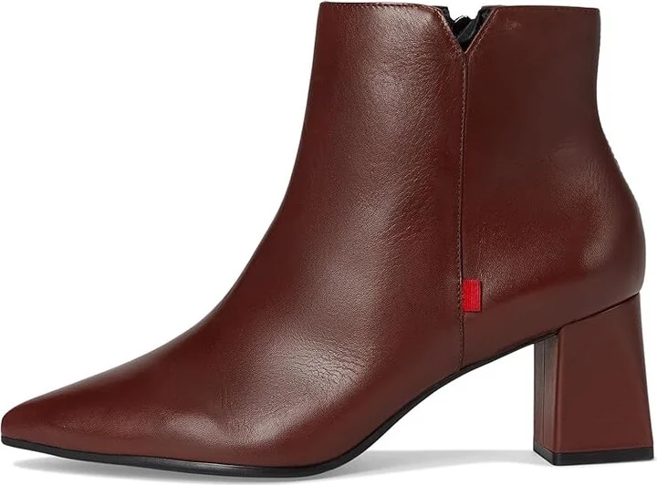 Marc Joseph New York Ramona Ave Bootie Women's Shoes Walnut Brushed Napa : 9.5 M, Leather - Image 6