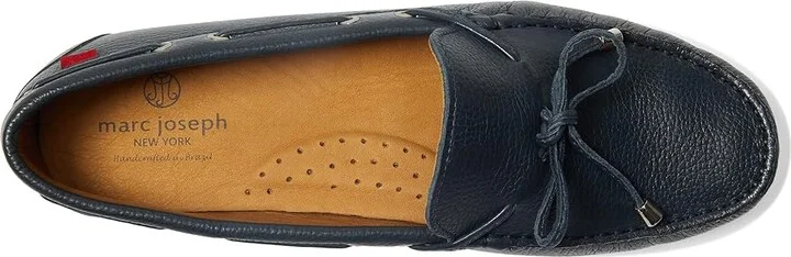 Marc Joseph New York Riverview Women's Shoes Navy Grainy : 5 M, Leather - Image 2