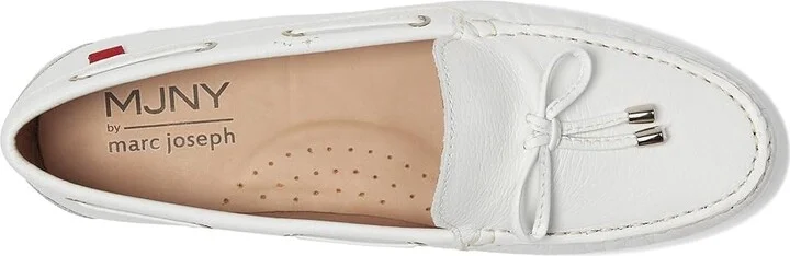 Marc Joseph New York Riverview Women's Shoes White Grainy : 10 M, Leather - Image 2