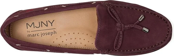 Marc Joseph New York Riverview Women's Shoes Wine Nobuck : 7 M, Leather - Image 2